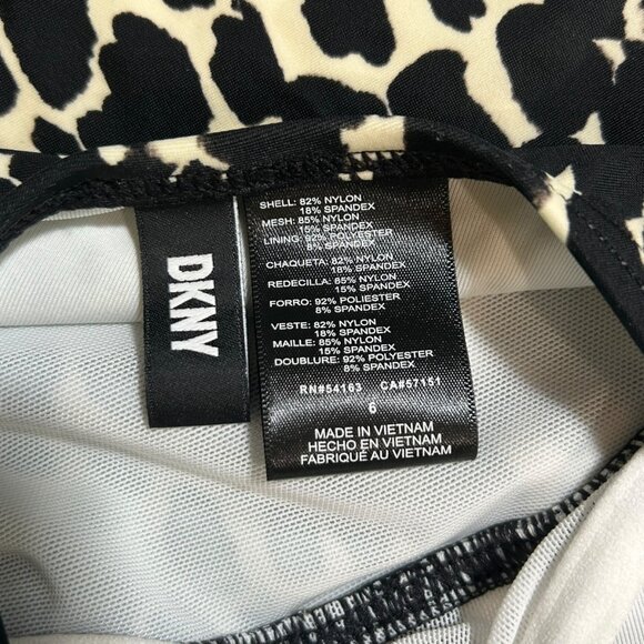 NWT Women's DKNY One Piece Swimsuit - Picture 3 of 6